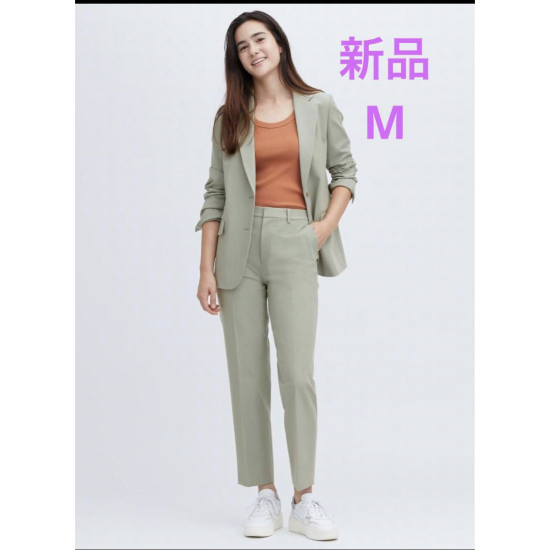 UNIQLO - ユニクロ UNIQLO スマートアンクルパンツ グリーン Mの UNIQLO - ユニクロ UNIQLO スマートアンクルパンツ グリーン Mの