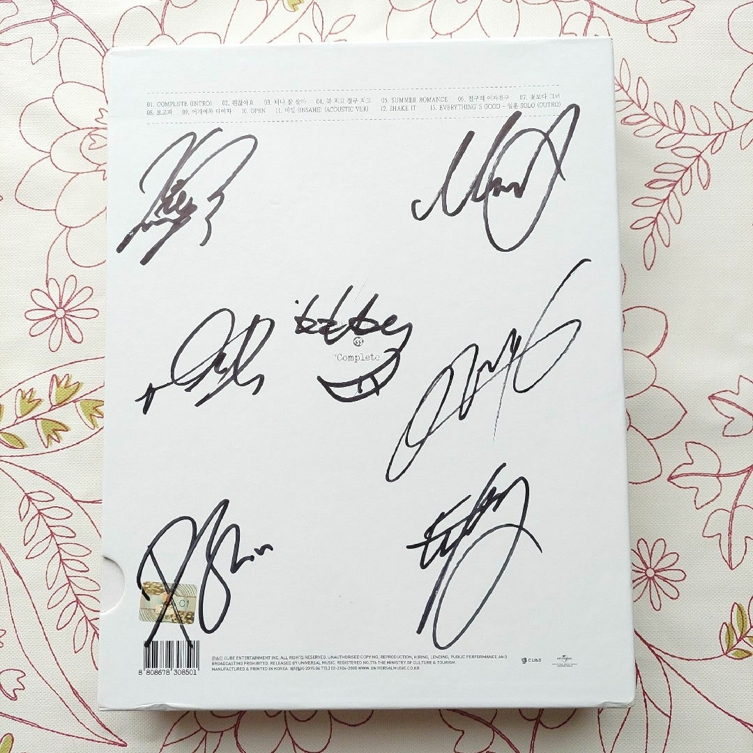 K-POP/アジア BTOB   1ST ALBUM "Complete "