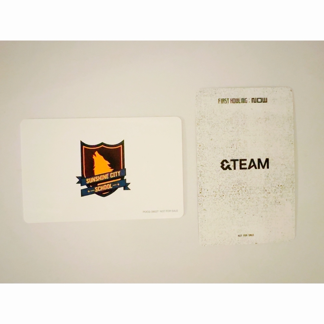&TEAM - 匿名配送 &TEAM EJ トレカ 学生証 2枚セット ウィジュ &TEAM - 匿名配送 &TEAM EJ トレカ 学生証 2枚セット ウィジュ