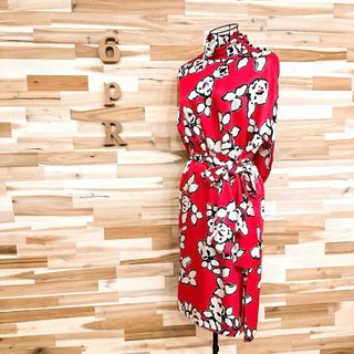ZARA - 【ザラ】ZARA 薄手 中華 花柄 プリント ワンピース 総柄 ZARA - 【ザラ】ZARA 薄手 中華 花柄 プリント ワンピース 総柄