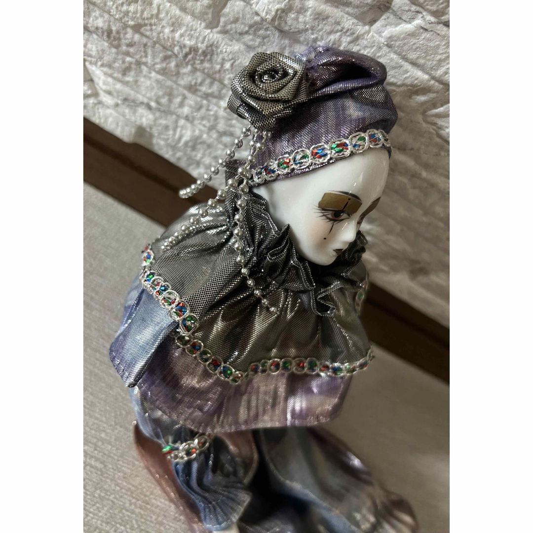 道化師ピエロ 人形 インテリア 置物 ドールの通販 by REN♡'s 道化師ピエロ 人形 インテリア 置物 ドールの通販 by REN♡'s