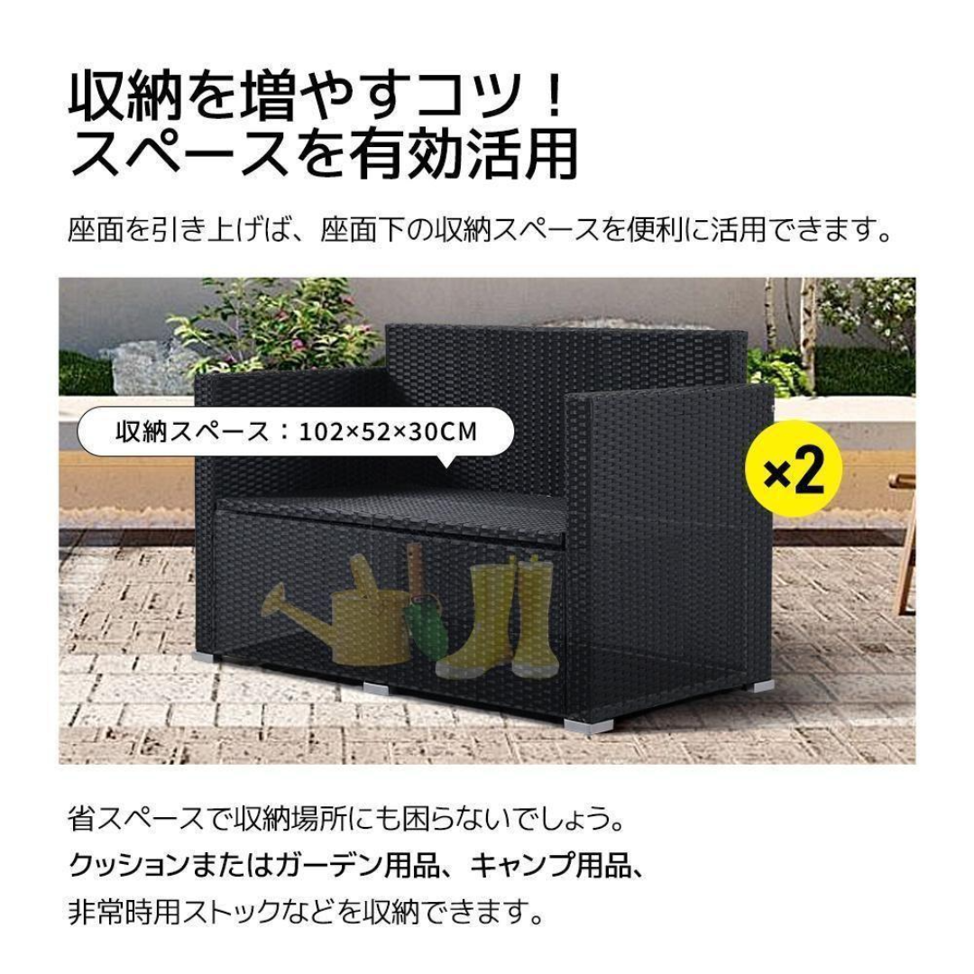 ラタン調ガーデンファニチャーセットガーデンテーブルセット家具 ラタン調ガーデンファニチャーセットガーデンテーブルセット家具