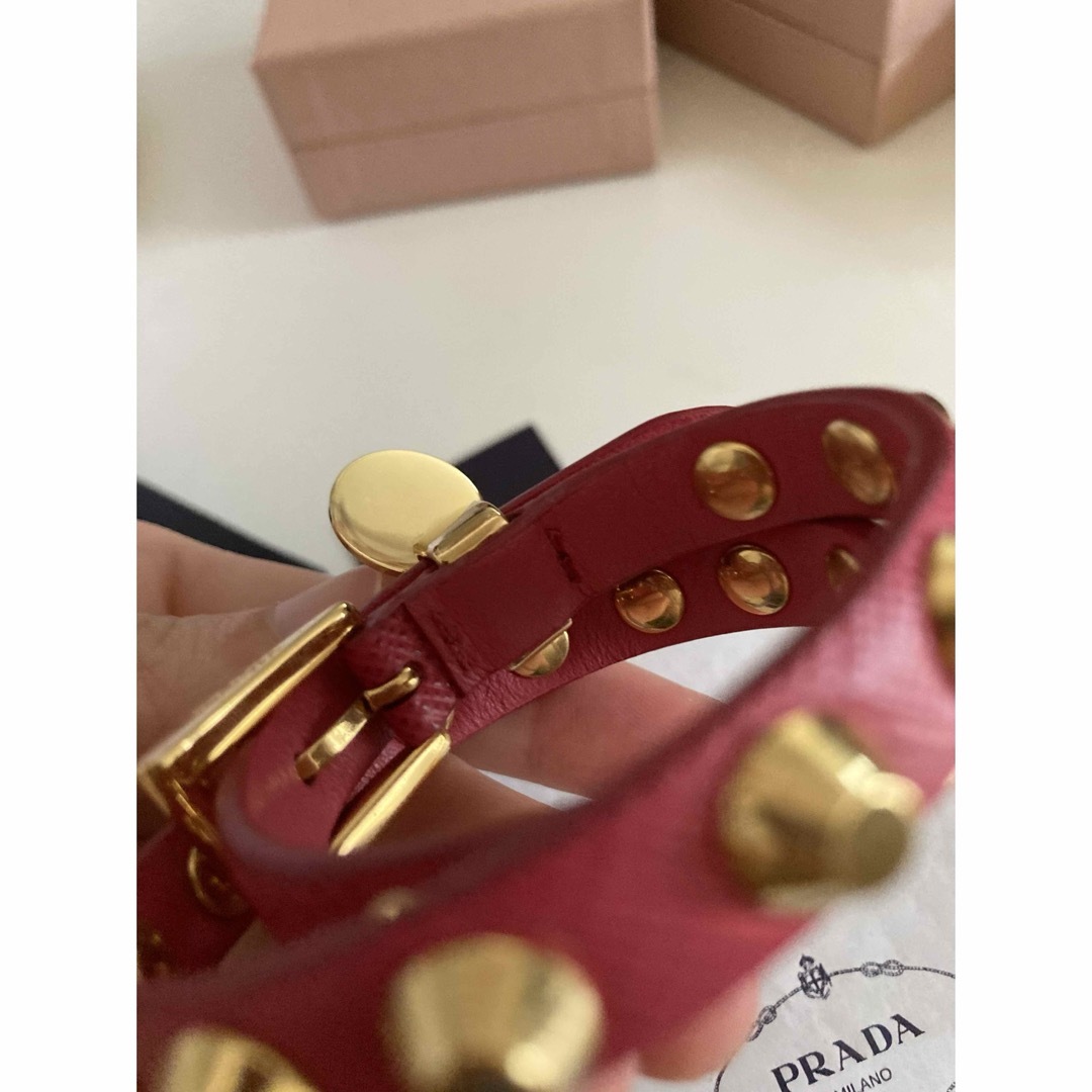 PRADA バングル 革製 PRADA バングル 革製