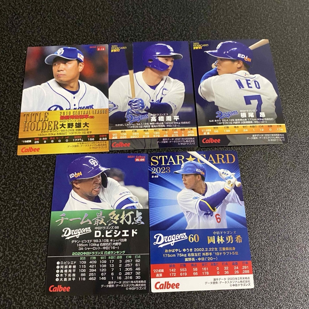 中日ドラゴンズ - プロ野球チップス 中日ドラゴンズ スター 中日ドラゴンズ - プロ野球チップス 中日ドラゴンズ スター