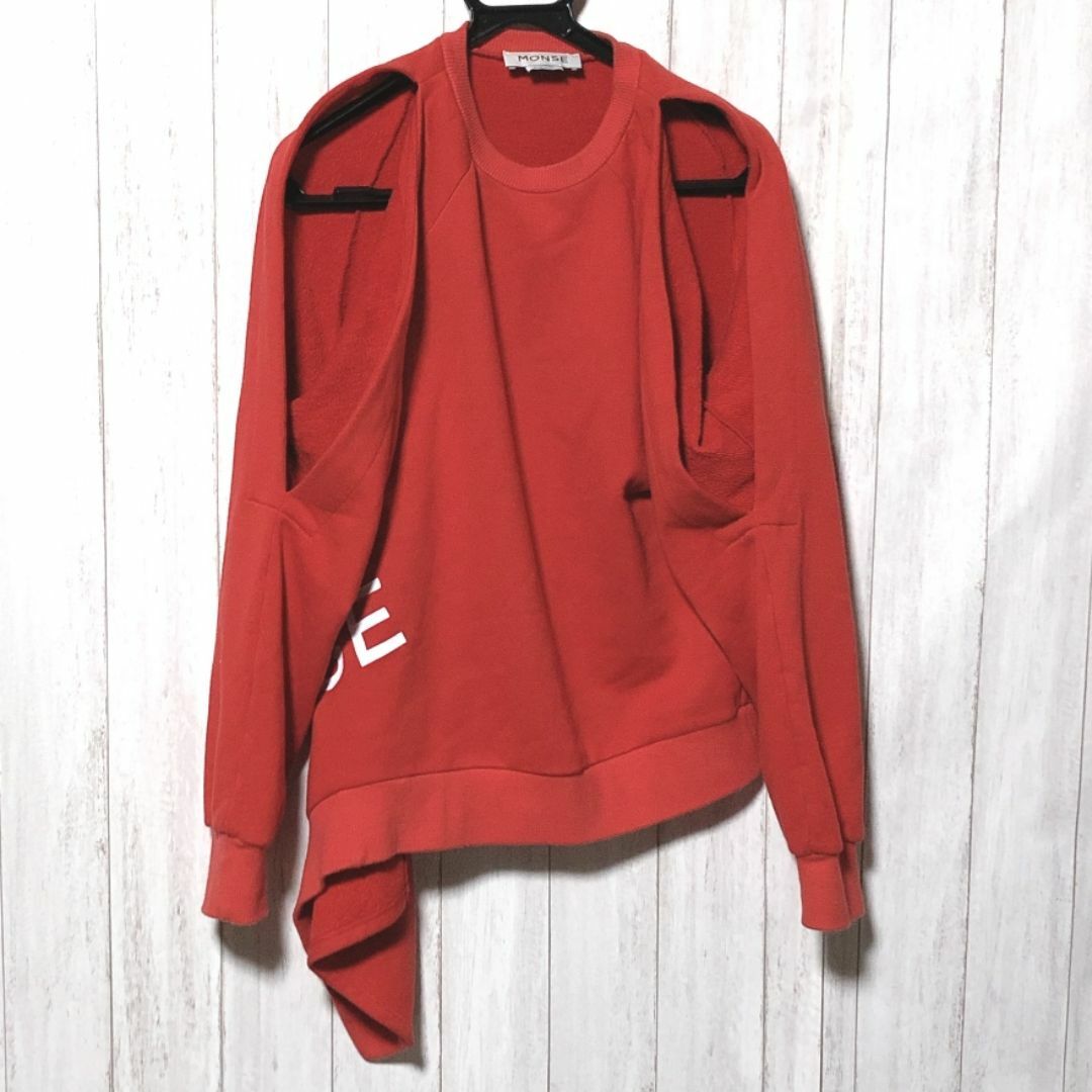 MONSE アシンメトリー スウェット XS モンス モンセ 変形 トレーナー MONSE アシンメトリー スウェット XS モンス モンセ 変形 トレーナー