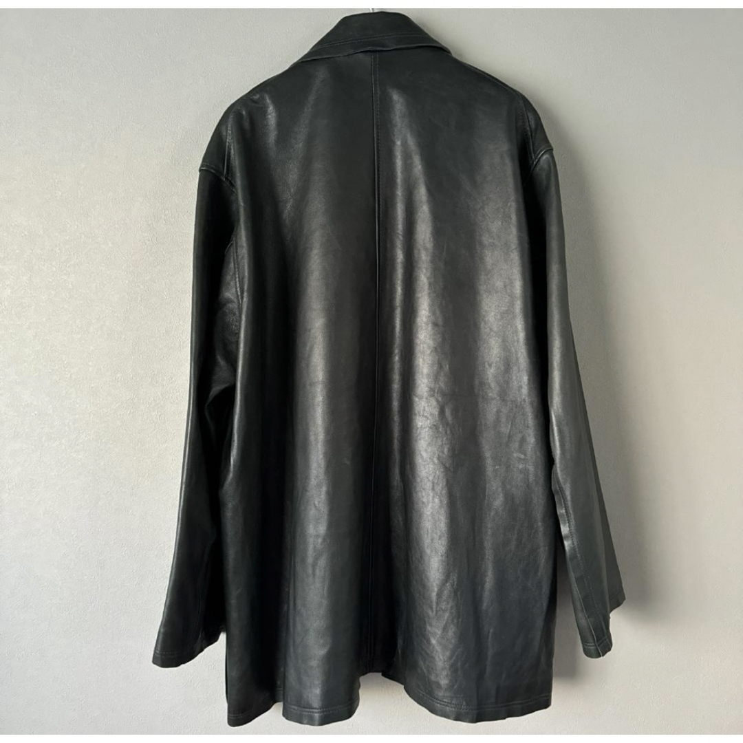 YOKE - 22AW YOKE CUT-OFF LEATHER CAR COAT 3の通販 by YOKE - 22AW YOKE CUT-OFF LEATHER CAR COAT 3の通販 by