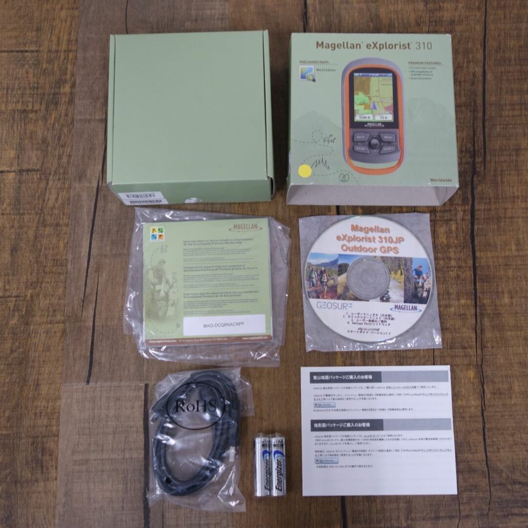 未使用 マゼラン MAGELLAN eXplorist 310 アウトドア GPS 釣り