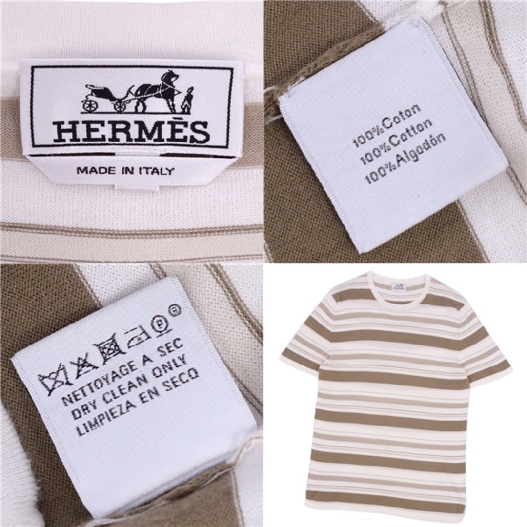 エルメス HERMES ニット Tシャツ 半袖 ショートスリーブ エルメス HERMES ニット Tシャツ 半袖 ショートスリーブ