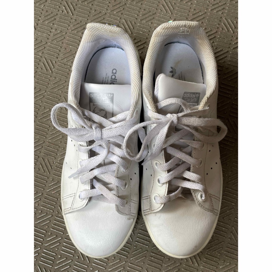 adidas - adidas スタンスミス ホログラム シルバー 23 ホワイト adidas - adidas スタンスミス ホログラム シルバー 23 ホワイト