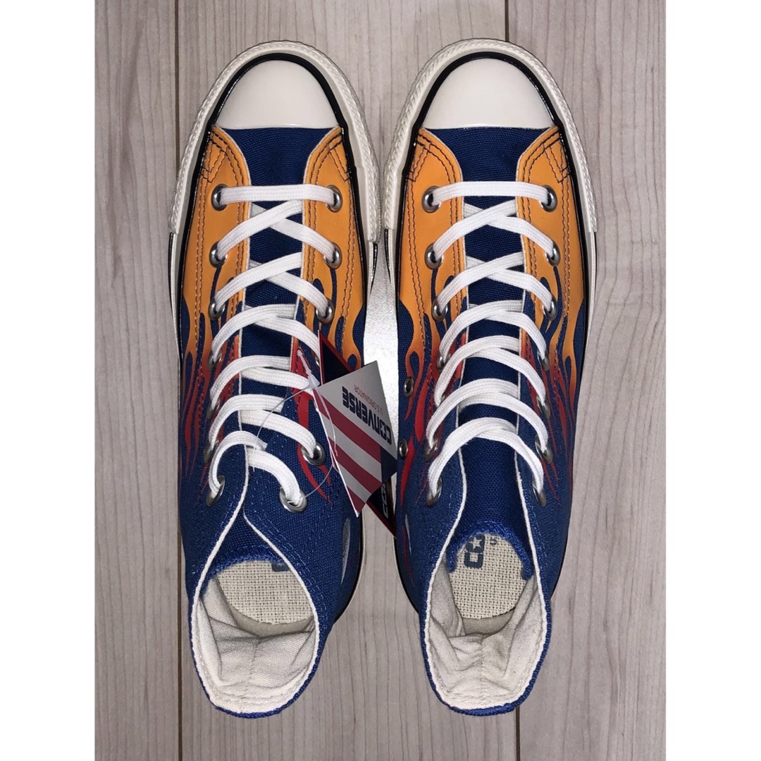 CONVERSE - 23cm 新品 CONVERSE ALL STAR US HI フレイム 青 炎 CONVERSE - 23cm 新品 CONVERSE ALL STAR US HI フレイム 青 炎