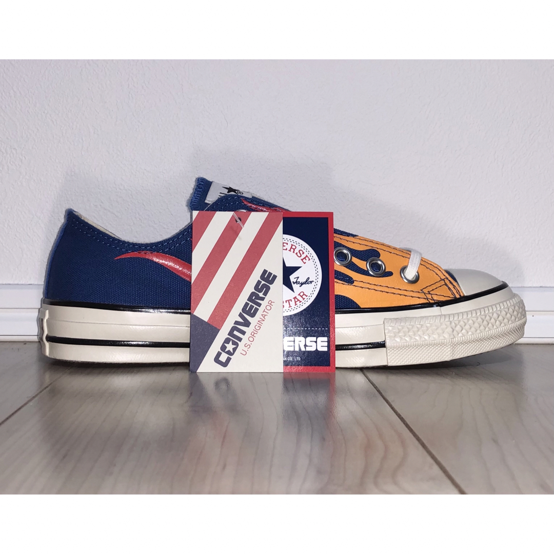 24.5cm 新品 CONVERSE ALL STAR US OX フレイム 青 24.5cm 新品 CONVERSE ALL STAR US OX フレイム 青