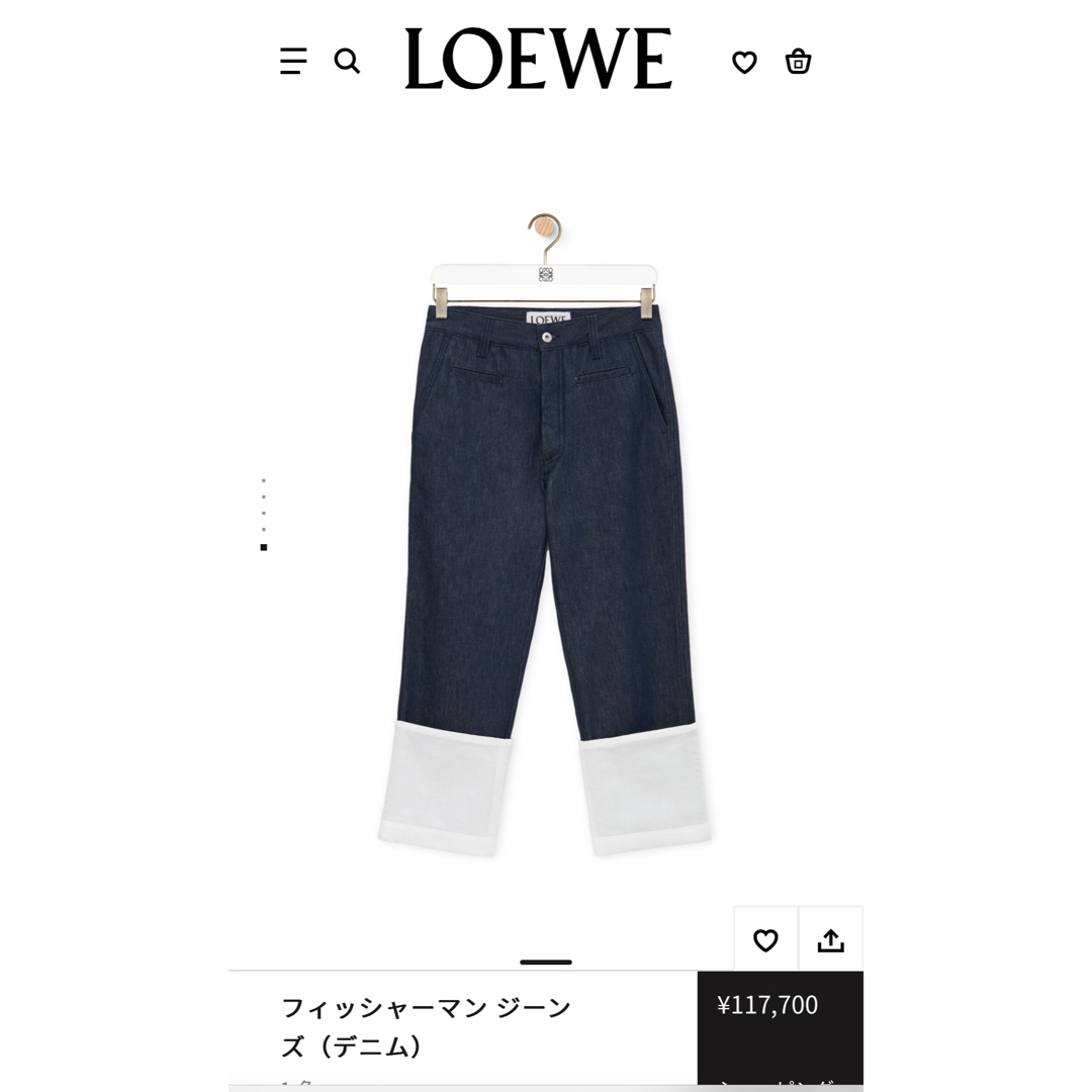 LOEWE - LOEWE フィッシャーマンデニム 美品 32サイズの通販 by LOEWE - LOEWE フィッシャーマンデニム 美品 32サイズの通販 by