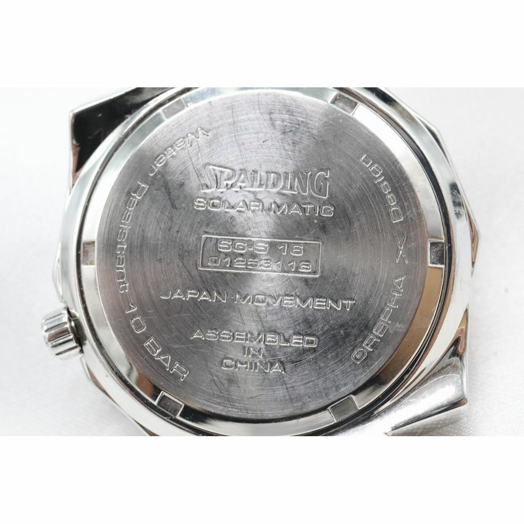 SPALDING - W162-114】動作品 スポルディング デイト ソーラー SPALDING - W162-114】動作品 スポルディング デイト ソーラー