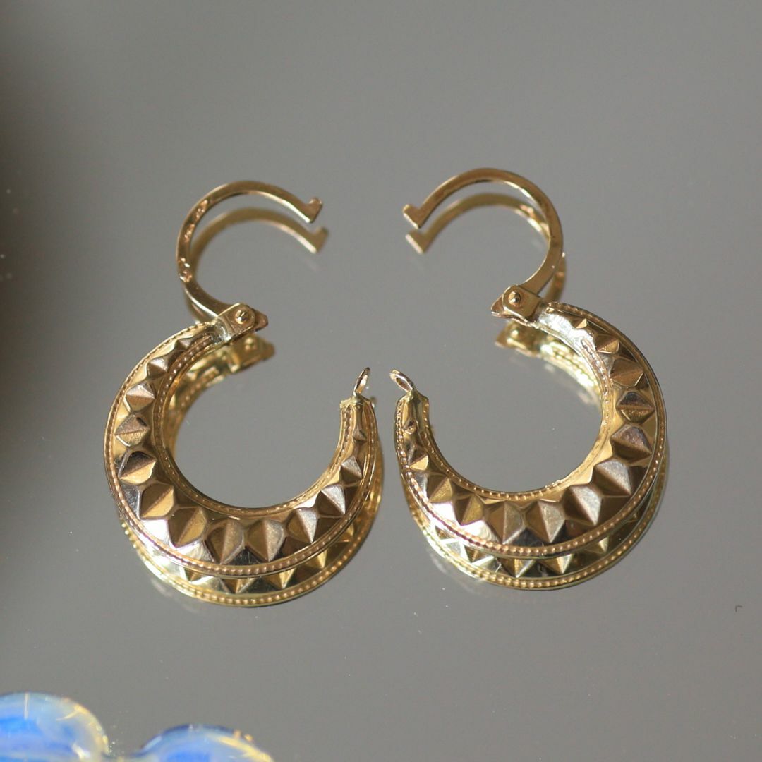 フランス アンティーク ジュエリー ピアス ドルムーズ 18k フランス アンティーク ジュエリー ピアス ドルムーズ 18k