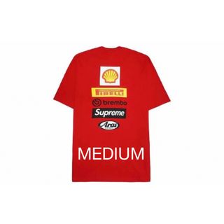 シュプリーム(Supreme)のSupreme x Ducati Logos Tee MEDIUM red(Tシャツ/カットソー(半袖/袖なし))