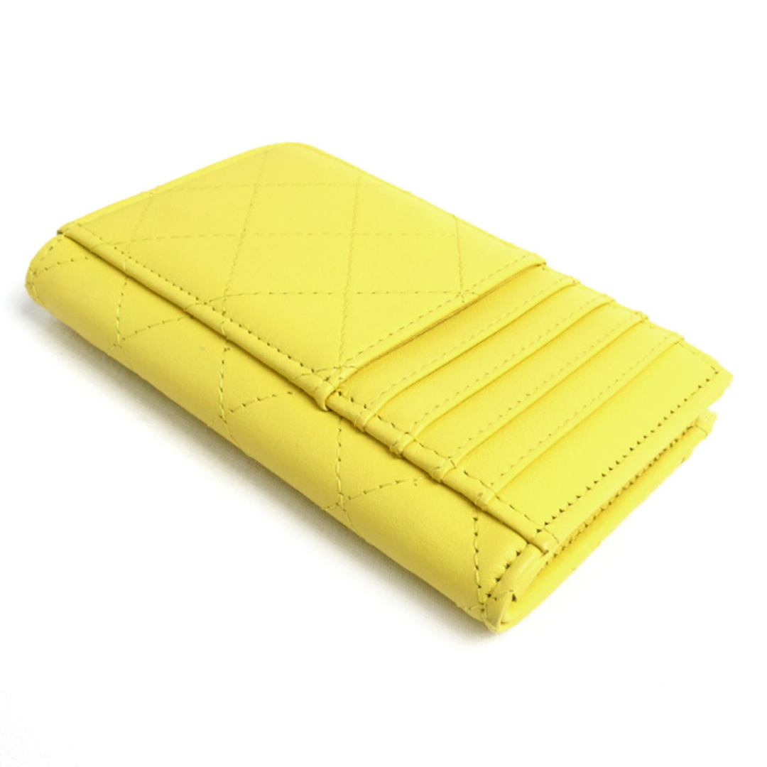 ＊鮮やかな黄色が目を引く☆＊【CHANEL】フラグメントケース CHANEL シャネル フラグメントケース カードケース イエロー
