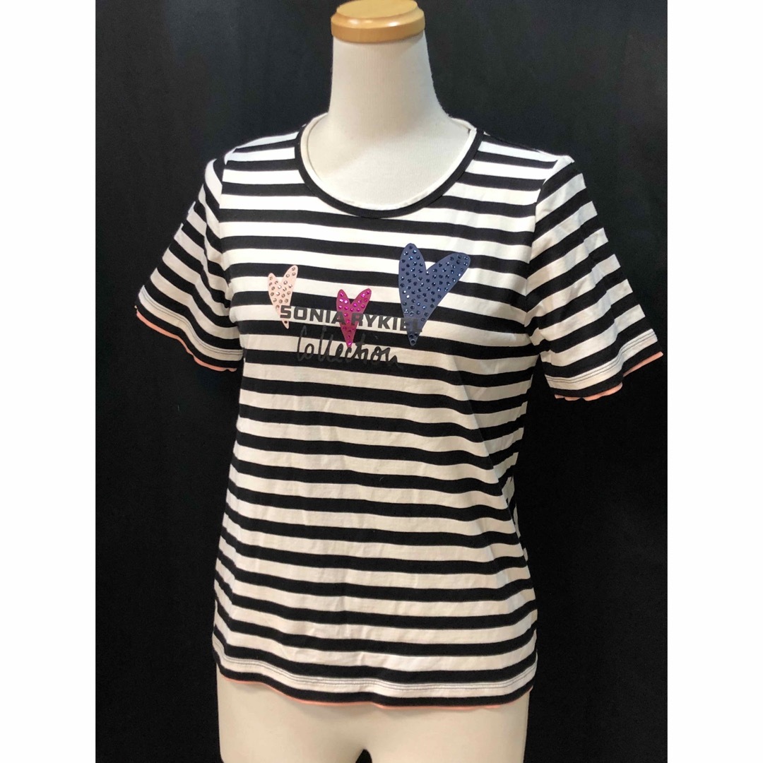 SONIA RYKIEL - ソニアリキエル Tシャツ ボーダー ハート SONIA RYKIEL - ソニアリキエル Tシャツ ボーダー ハート