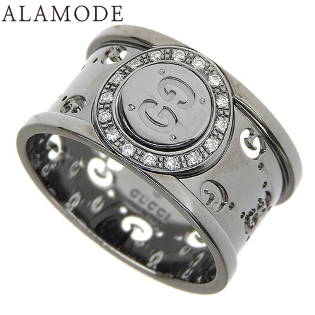 GUCCIグッチ アイコンリング Au750 19号K18YG *Used*送料無料 指輪 GUCCIグッチ アイコンリング Au750 19号K18YG *Used*送料無料 指輪