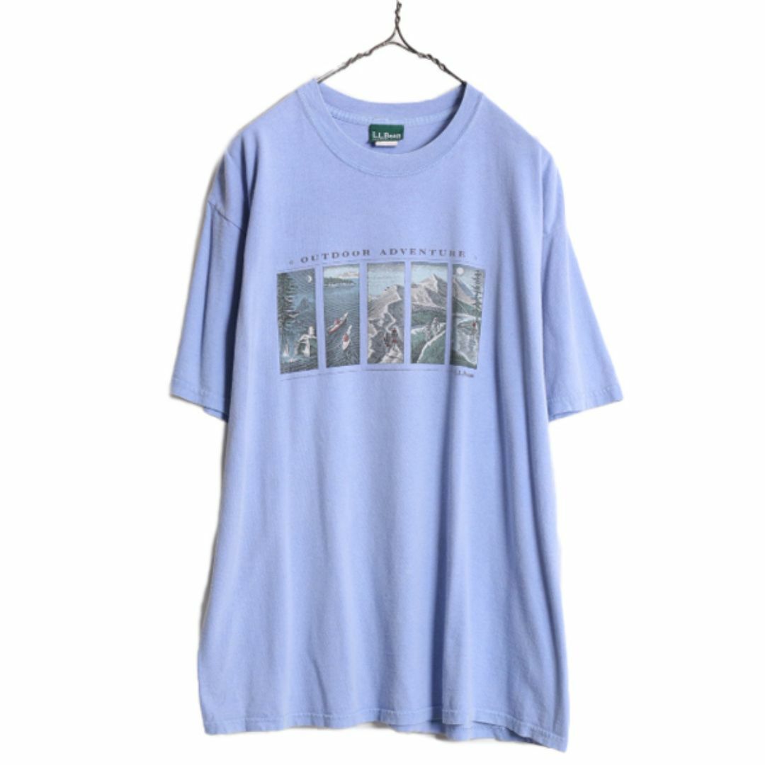 コリアグランドセール L.L.Bean - 90s 00s エルエルビーン アート イラスト プリント 男性用