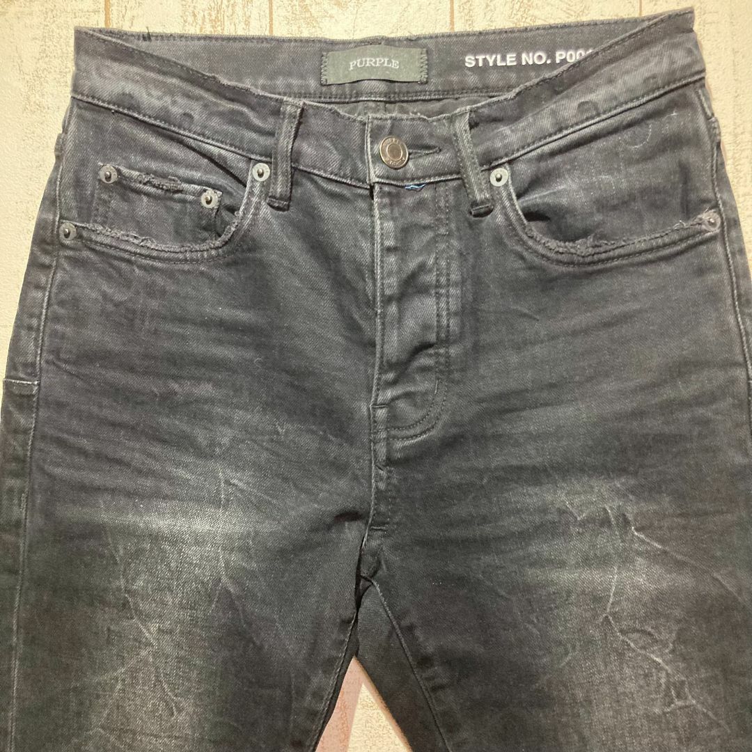 PURPLE BRAND】パープルブランド ヴィンテージ加工 ブラック PURPLE BRAND】パープルブランド ヴィンテージ加工 ブラック