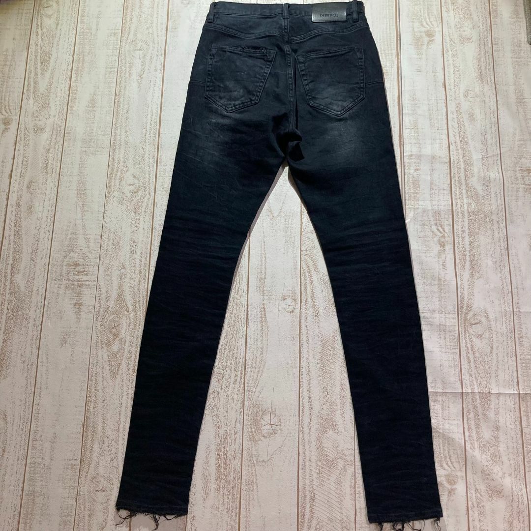 PURPLE BRAND】パープルブランド ヴィンテージ加工 ブラック PURPLE BRAND】パープルブランド ヴィンテージ加工 ブラック