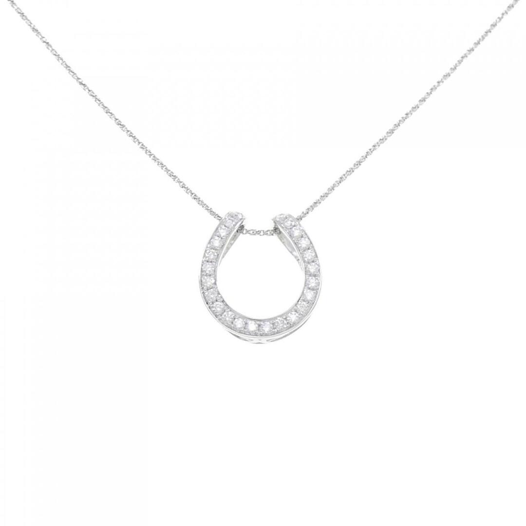 K18WG ホースシュー ダイヤモンド ネックレス 0.298CT K18WG ホースシュー ダイヤモンド ネックレス 0.298CT