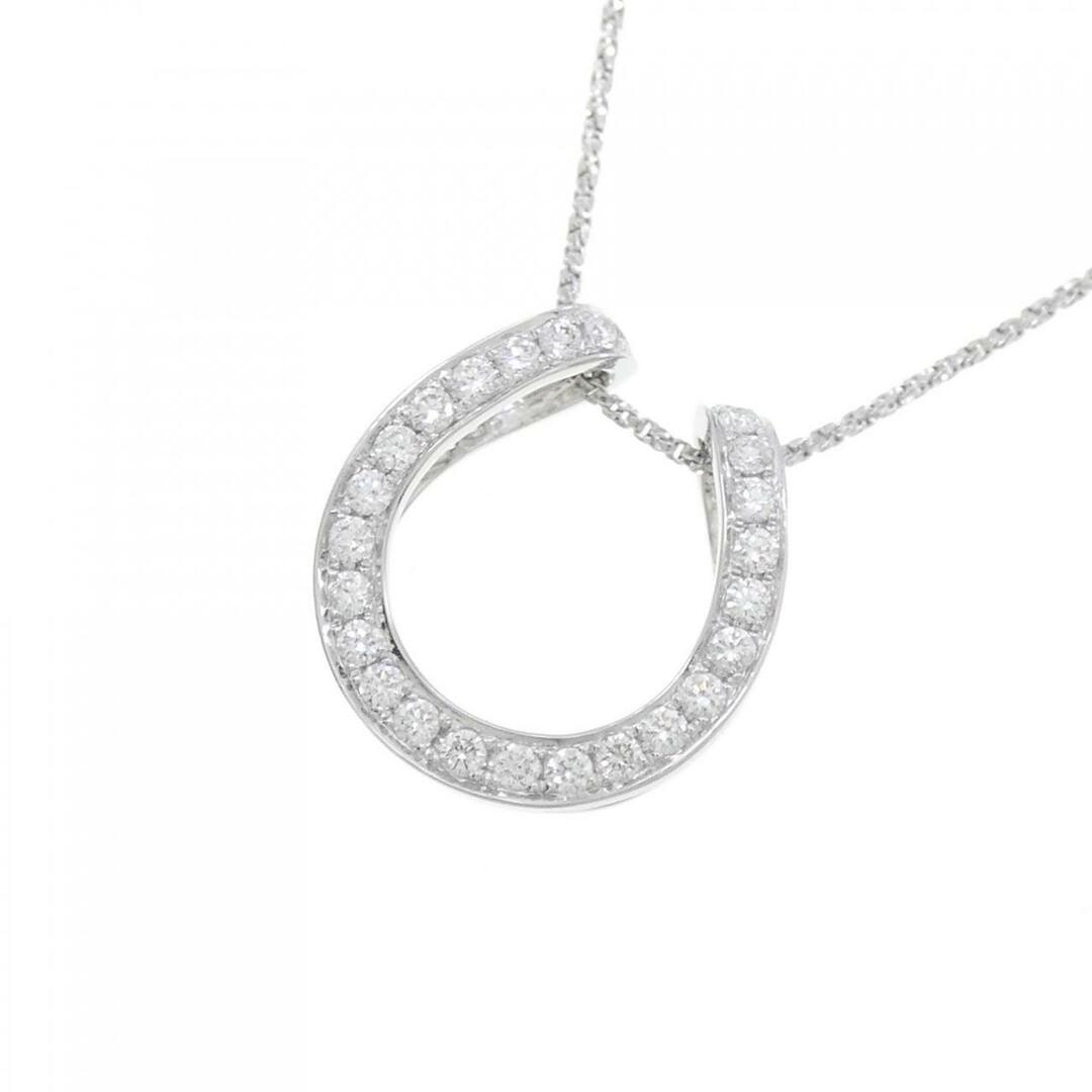 K18WG ホースシュー ダイヤモンド ネックレス 0.298CT K18WG ホースシュー ダイヤモンド ネックレス 0.298CT