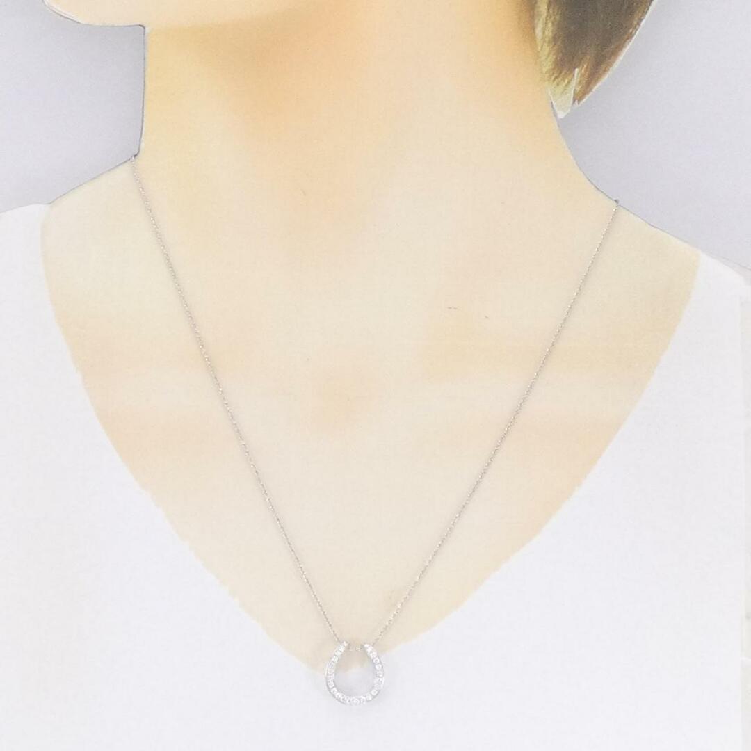 K18WG ホースシュー ダイヤモンド ネックレス 0.298CT K18WG ホースシュー ダイヤモンド ネックレス 0.298CT