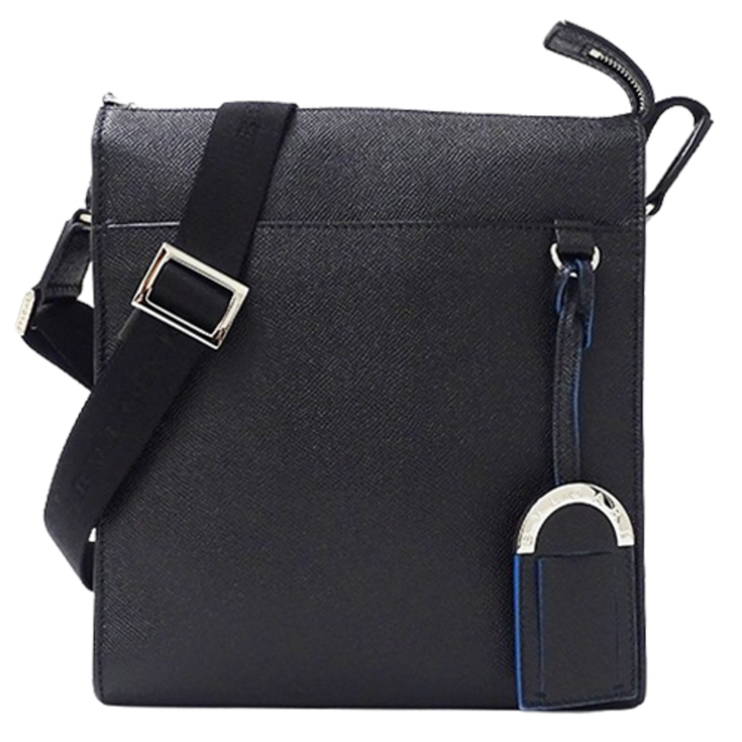 BVLGARI】ブルガリ ミレリゲ ショルダーバッグ ブラック 黒 かさ張り BVLGARI】ブルガリ ミレリゲ ショルダーバッグ ブラック 黒 かさ張り