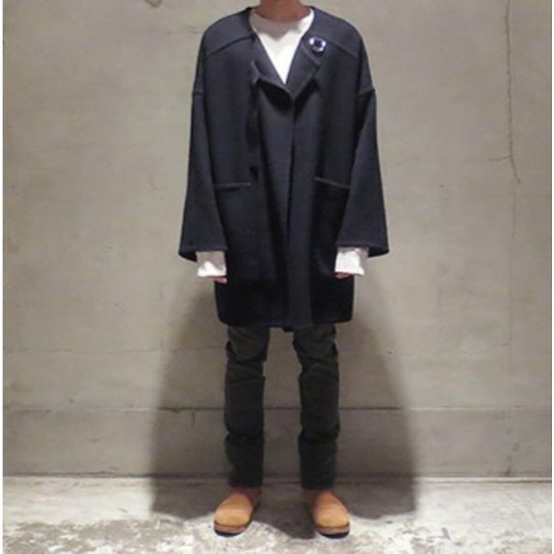 UNUSED - UNUSED アンユーズド 日本製 Collarless Coat BIGシルエット ウールノーカラーストラップコート US1213 3 ネイビー アウター【中古】【UNUSED】の通販 by USED SELECT SHOP LOOP ラクマ店|アンユーズドならラクマ UNUSED - UNUSED アンユーズド 日本製 Collarless Coat BIGシルエット ウールノーカラーストラップコート US1213 3 ネイビー アウター【中古】【UNUSED】の通販 by USED SELECT SHOP LOOP ラクマ店|アンユーズドならラクマ