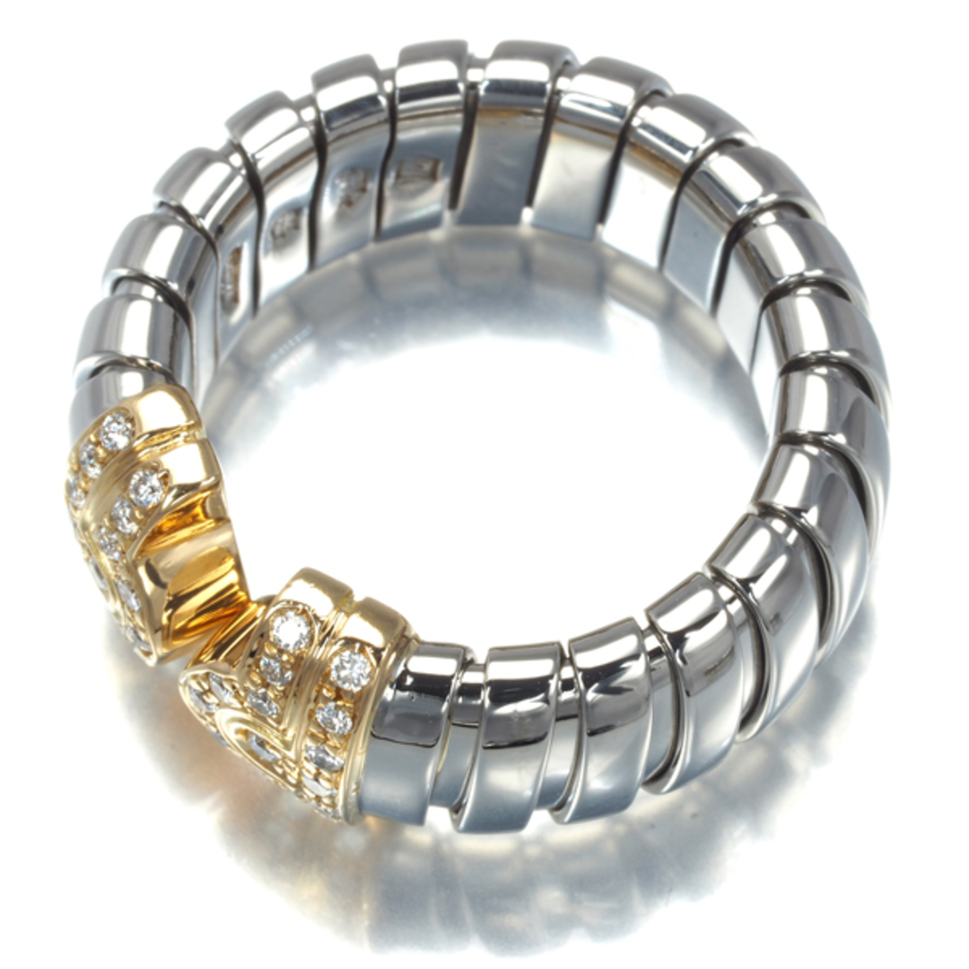 BVLGARI - ブルガリ リング ダイヤ トゥボガス 12号 M刻印 K18YG BVLGARI - ブルガリ リング ダイヤ トゥボガス 12号 M刻印 K18YG