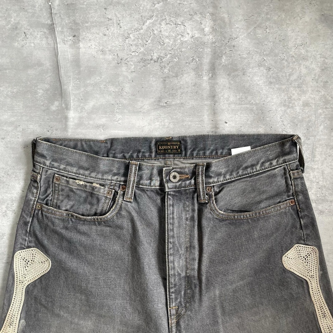 KAPITAL 14ozデニム5Pショートパンツ BONE刺繍 Sの通販 by Drew KAPITAL 14ozデニム5Pショートパンツ BONE刺繍 Sの通販 by Drew