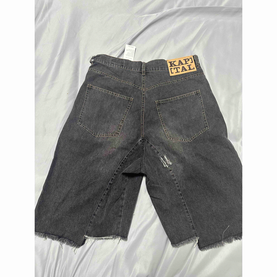 KAPITAL 14ozデニム5Pショートパンツ BONE刺繍 Sの通販 by Drew KAPITAL 14ozデニム5Pショートパンツ BONE刺繍 Sの通販 by Drew