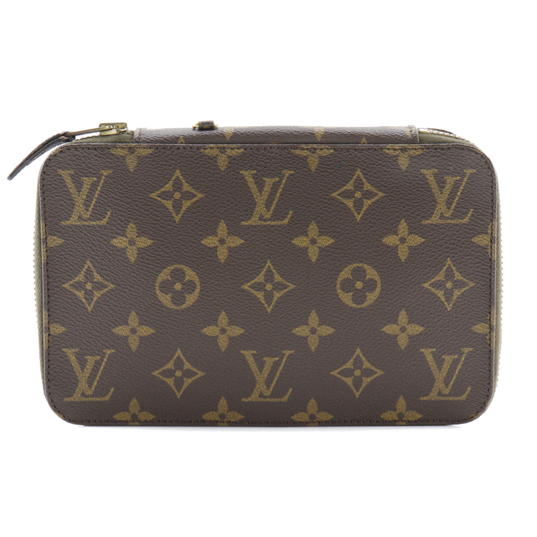 LOUIS VUITTON - 【LOUIS VUITTON】ルイ・ヴィトン ポッシュ・モンテカルロ ジュエリーケース M47350 モノグラムキャンバス ユニセックス ポーチ