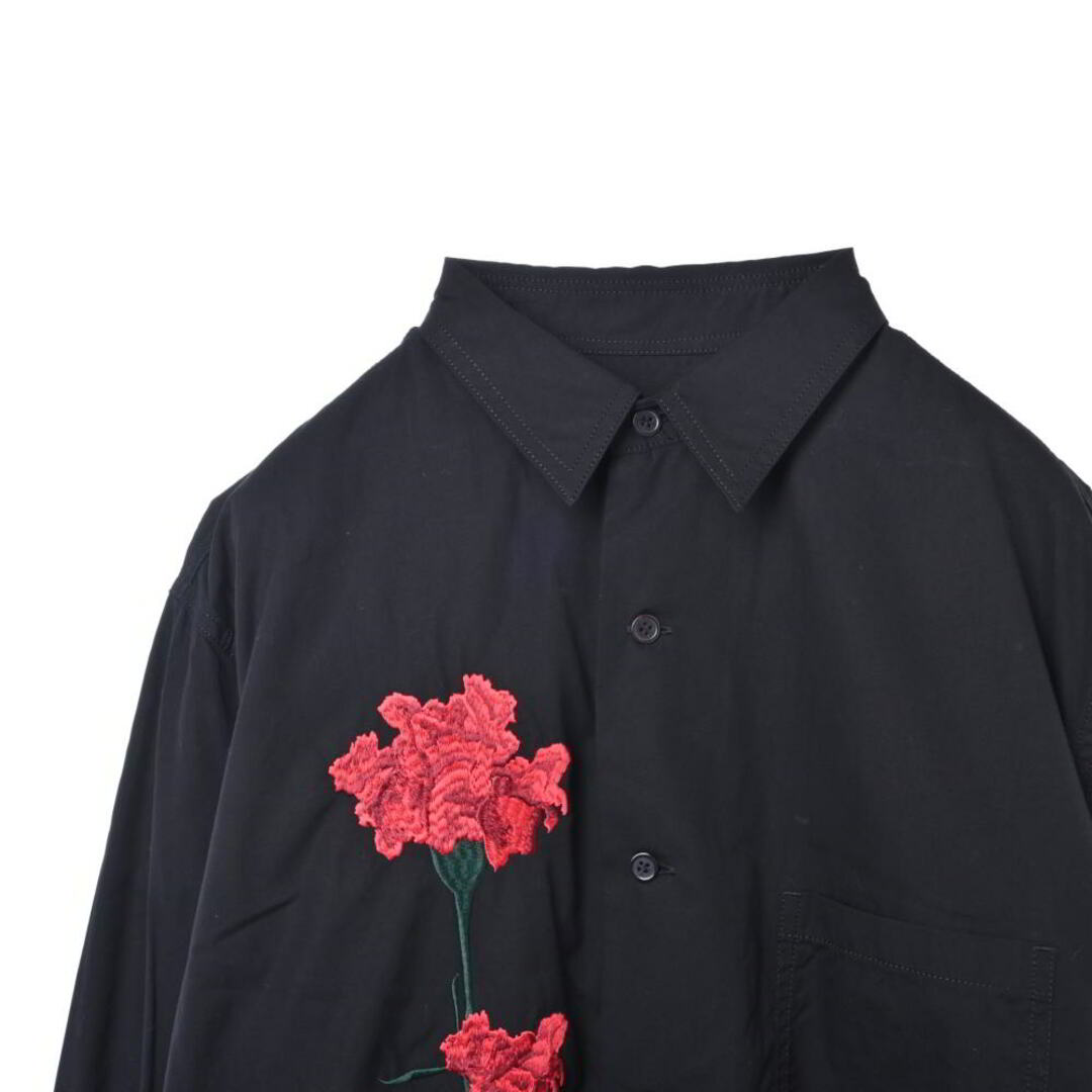 Yohji Yamamoto - Yohji Yamamoto B 花刺繍 シャツの通販 by Yohji Yamamoto - Yohji Yamamoto B 花刺繍 シャツの通販 by
