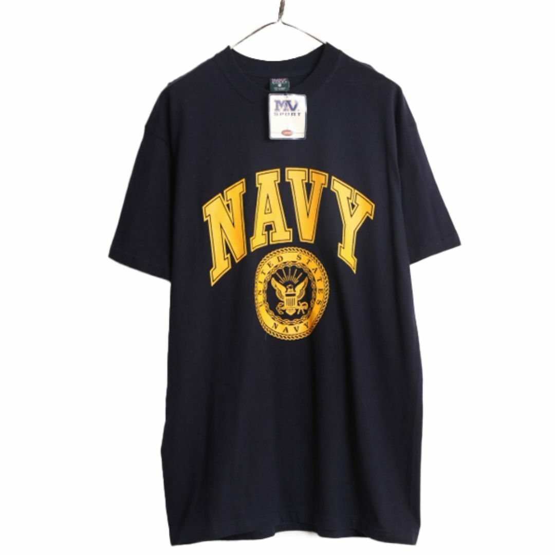 デッドストック 90s USN ネイビー プリント Tシャツ メンズ L デッドストック 90s USN ネイビー プリント Tシャツ メンズ L