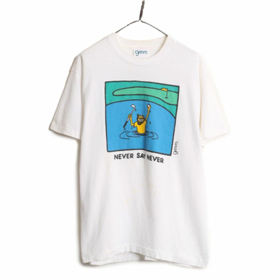 90s アート イラスト プリント Tシャツ メンズ L 古着 90年代 90s アート イラスト プリント Tシャツ メンズ L 古着 90年代