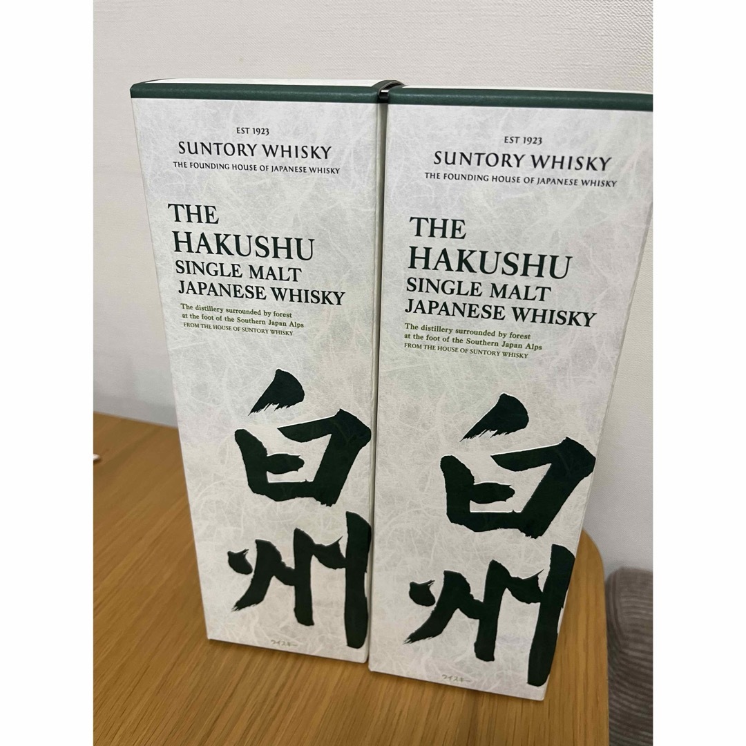 サントリー 白州 700ml 2本セット 未開栓 サントリー 白州 700ml 2本セット 未開栓