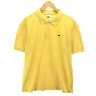 ラコステ(LACOSTE)の古着 ラコステ LACOSTE フランス企画 半袖 ポロシャツ 7 メンズXXL相当 /eaa410459(ポロシャツ)