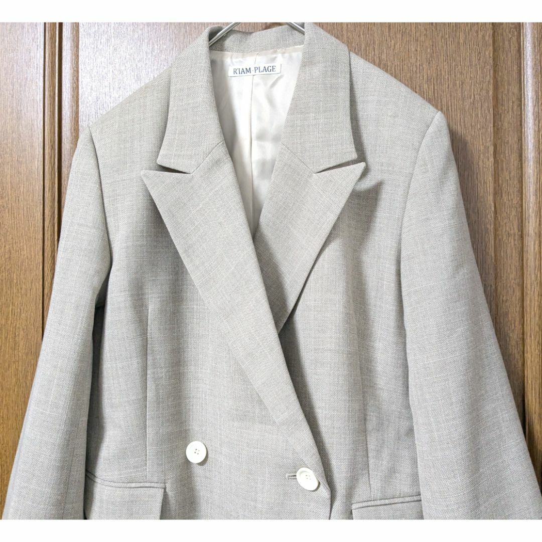 Plage - 未使用 Plage 【R'IAM】 OXテーラードジャケット 24SS Plage - 未使用 Plage 【R'IAM】 OXテーラードジャケット 24SS