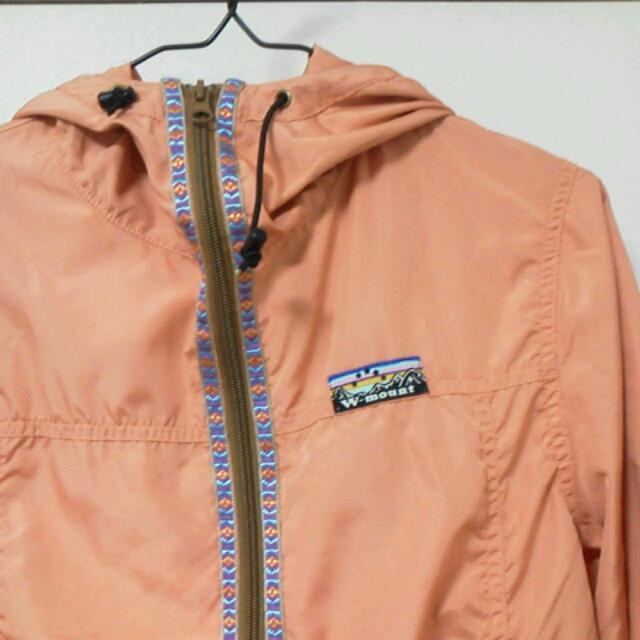 w closet(ダブルクローゼット)の春色ナイロン*パーカー レディースのジャケット/アウター(ブルゾン)の商品写真