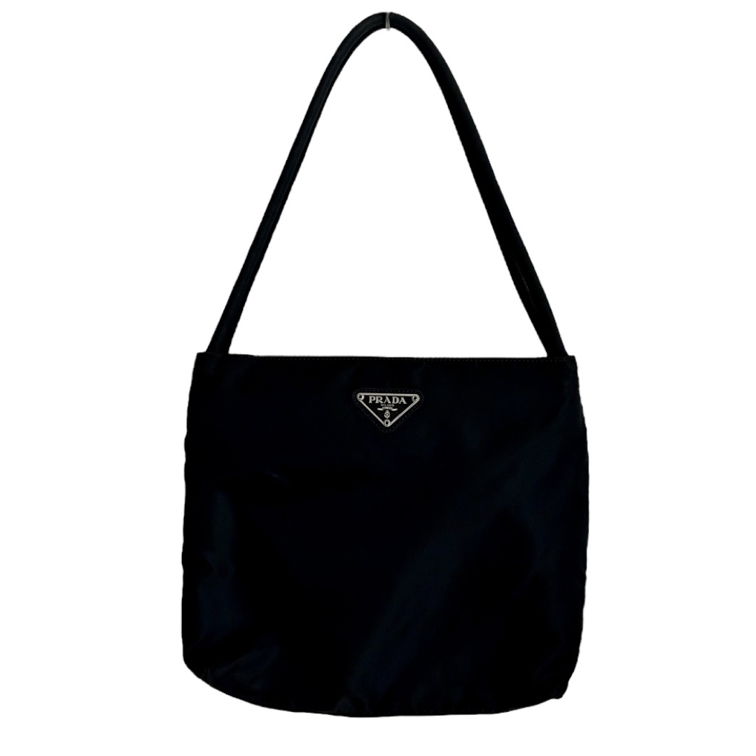 PRADA プラダ ハンドバッグ ブラック ナイロン PRADA プラダ ハンドバッグ ブラック ナイロン