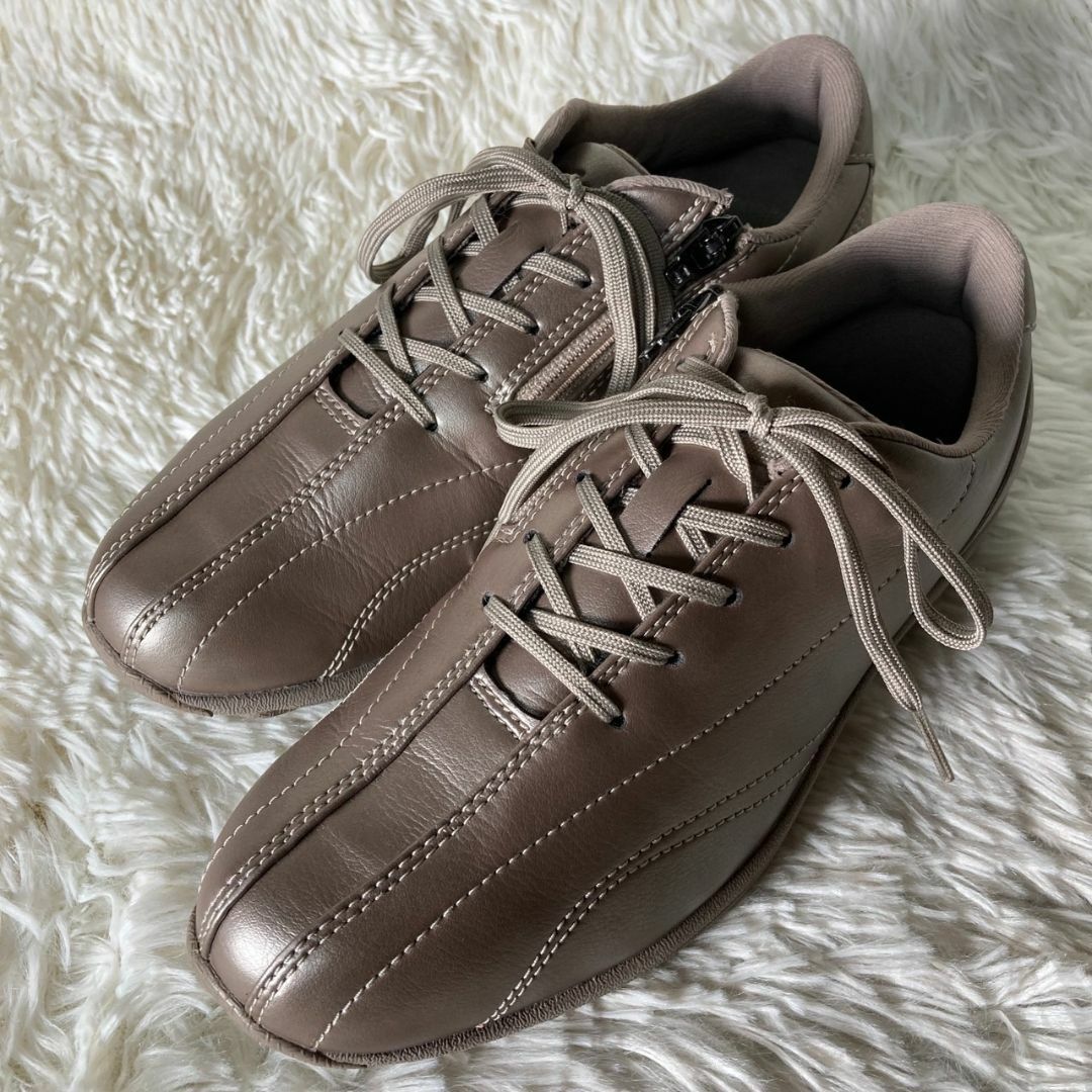 大人気新品 - MIZUNO 極美品 おおさか|ミズノならラクマ 昭和堂 by 22.5の通販 サイドファスナー ウォーキングシューズ レザー ミズノ 靴