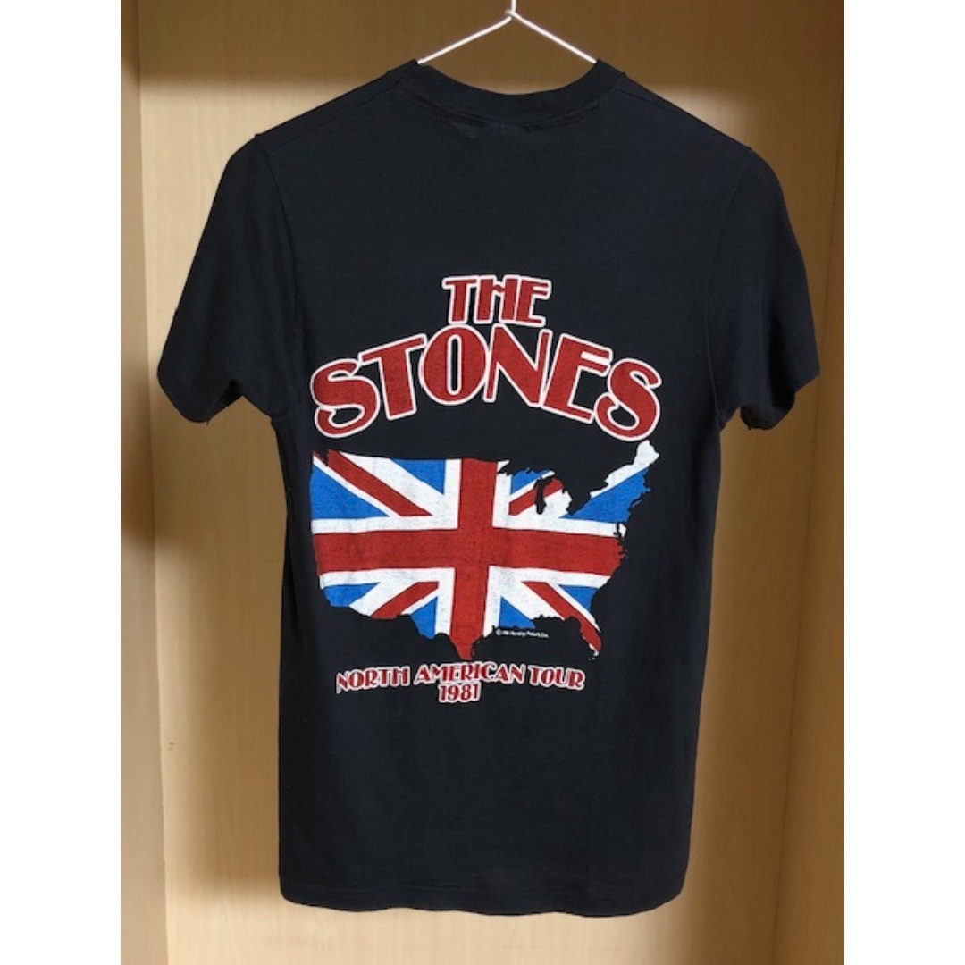 Hanes - ローリング・ストーンズ ベロ Tシャツ 1981年 北米 Hanes - ローリング・ストーンズ ベロ Tシャツ 1981年 北米