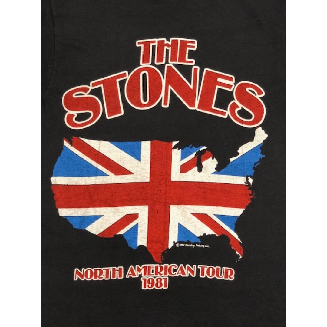 Hanes - ローリング・ストーンズ ベロ Tシャツ 1981年 北米 Hanes - ローリング・ストーンズ ベロ Tシャツ 1981年 北米