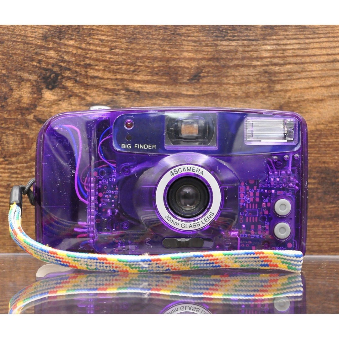 フィルムカメラ 45camera 希少スケルトン動作品の通販 by うん フィルムカメラ 45camera 希少スケルトン動作品の通販 by うん