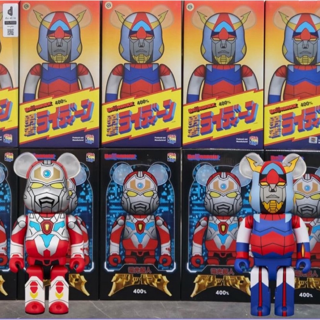 BE@RBRICK 電光超人グリッドマン 400% & ライディーン 400% BE@RBRICK 電光超人グリッドマン 400% & ライディーン 400%