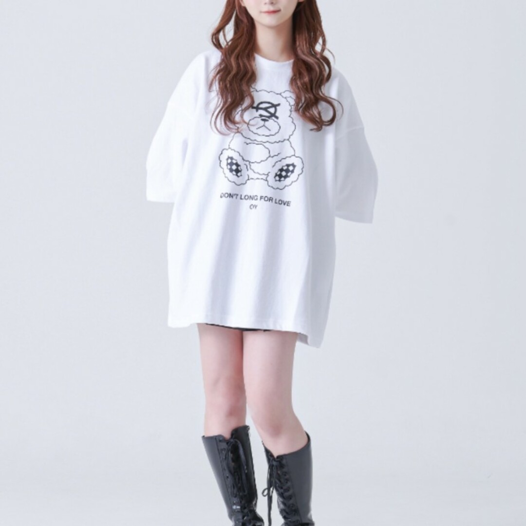 OY - 『OY/オーワイ』ホワイトODOLLY T/オードリープリント半袖 OY - 『OY/オーワイ』ホワイトODOLLY T/オードリープリント半袖