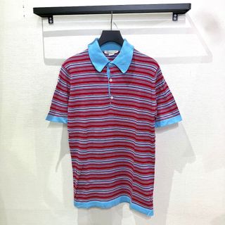 ジョンスメドレー(JOHN SMEDLEY)のJOHN SMEDLEY ジョンスメドレー コットンニット イギリス製  S(ニット/セーター)