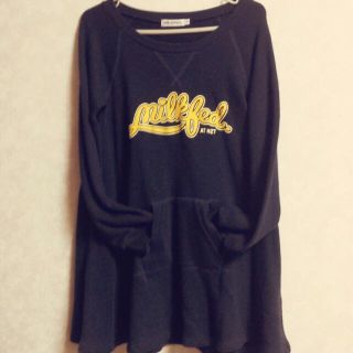 ミルクフェド(MILKFED.)のスウェットワンピ♡値下げ(ひざ丈ワンピース)